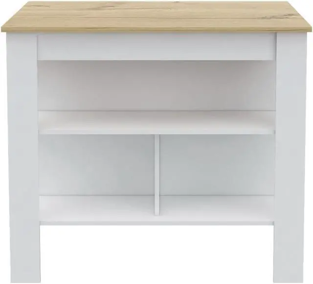 Main image of Brooklyn  Kitchen Island, Three Concealed Shelves