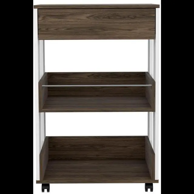 Main image of Dundee Kitchen Cart, One Drawer, Two Open Shelves