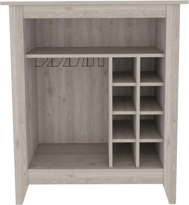 Main image of Future Bar Cabinet, Six Built-in Wine Rack, One Open Drawer, One Open Shelf