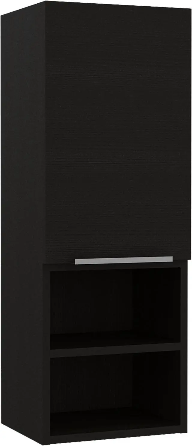 Alt view image 2 of 7 - Milwaukee, Medicine Cabient, With 2 Shelves, And A Door Cabinet with 2 interior shelves - Black Wengue.