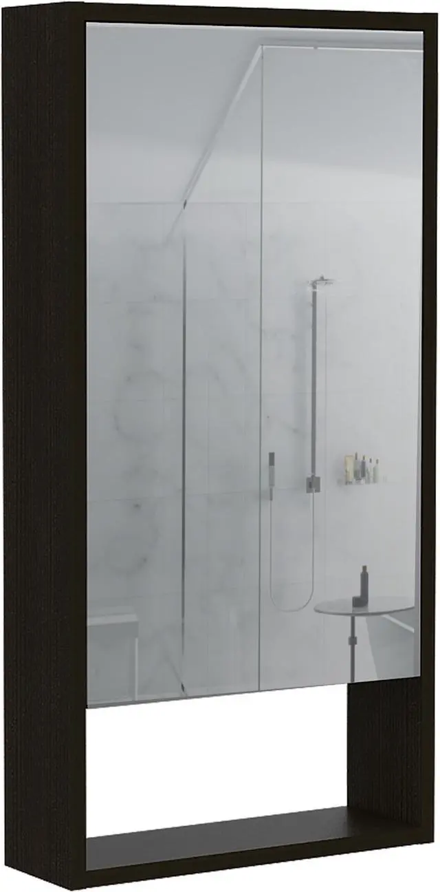 Alt view image 2 of 5 - Modesto Medicine Cabinet Black Wengue