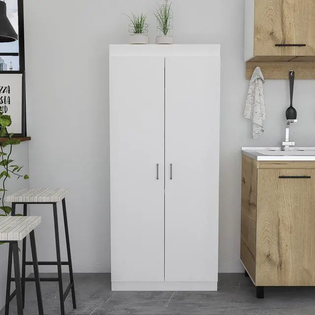 Main image of Albany, Double Door Pantry Cabinet, Five Shelves