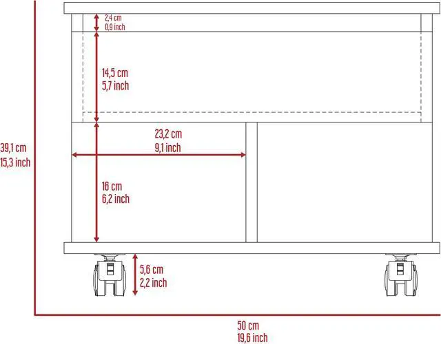 Alt view image 7 of 7 - Portland Lift Top Coffee Table