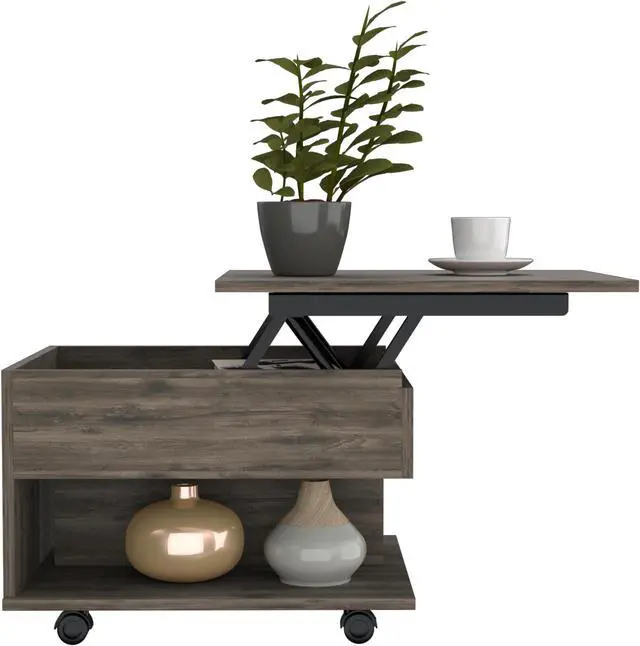 Alt view image 3 of 7 - Portland Lift Top Coffee Table