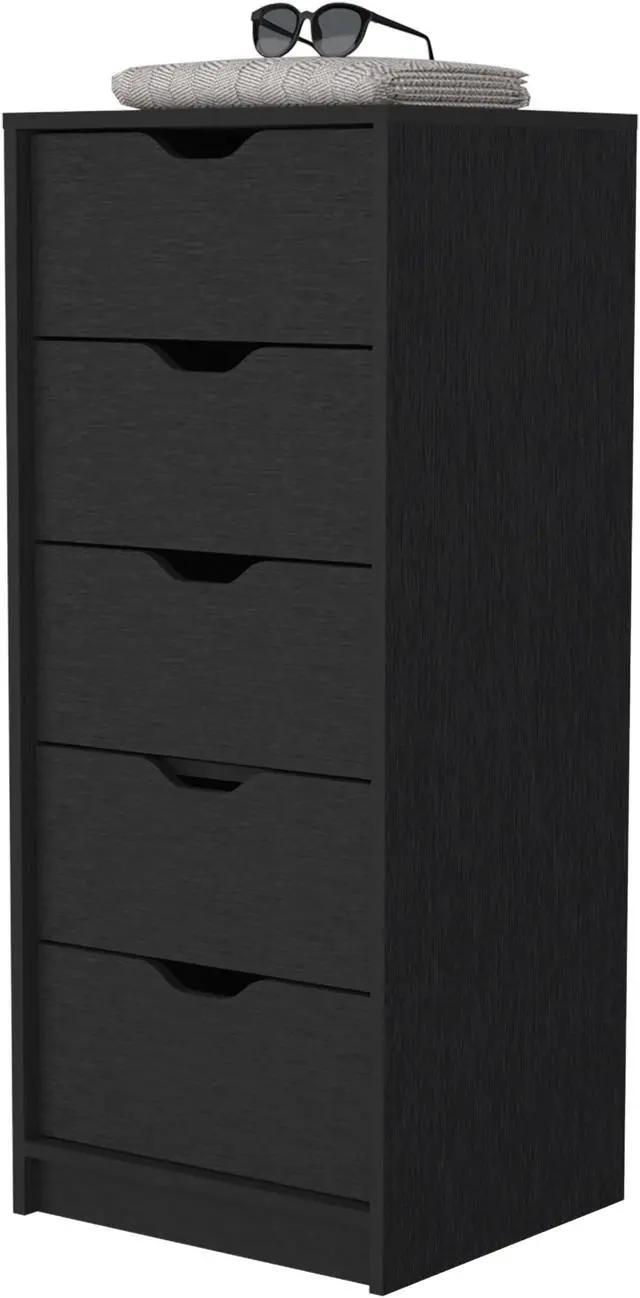 Alt view image 5 of 7 - Dillon 5 Narrow Drawer Dresser, Tall Chest of Drawers