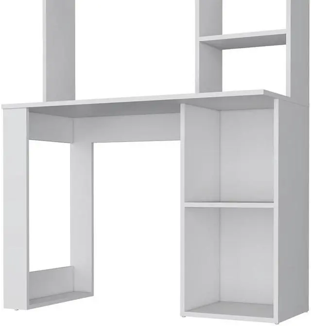 Alt view image 6 of 7 - Carroll Computer Desk with Hutch and Storage Shelves