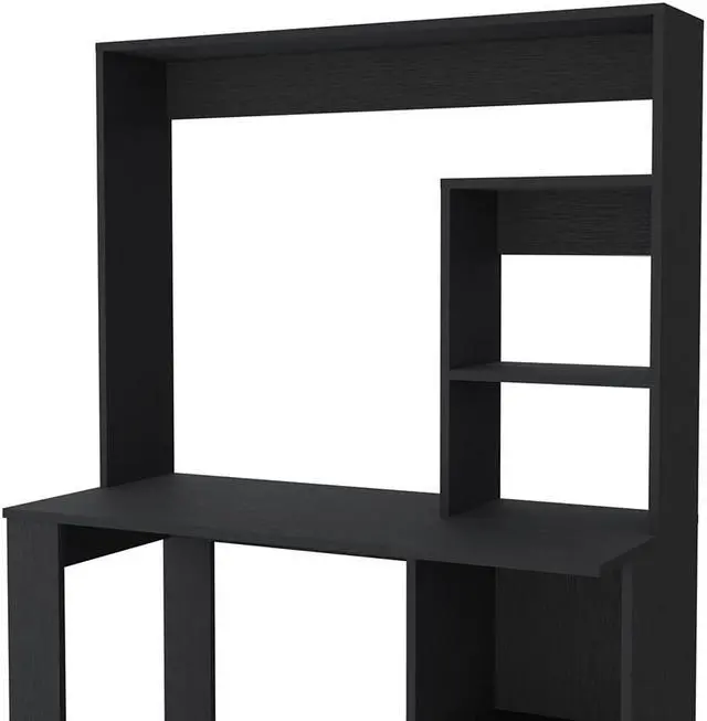 Alt view image 5 of 7 - Carroll Computer Desk with Hutch and Storage Shelves