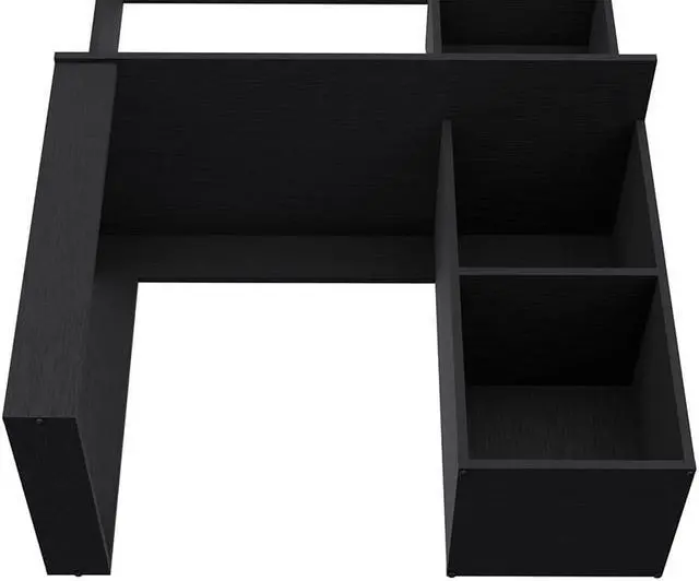 Alt view image 7 of 7 - Carroll Computer Desk with Hutch and Storage Shelves