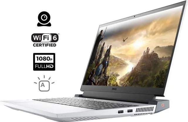 Alt view image 2 of 6 - 2022 Newest Dell G15 Gaming Laptop, 15.6" FHD 120Hz Display, AMD Ryzen 7 5800H, GeForce RTX 3050 Ti, 64GB RAM, 1TB SSD, HDMI, Wi-Fi 6, Webcam, Backlit Keyboard, Windows 11 Home, Grey