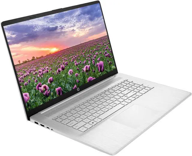 Alt view image 3 of 6 - HP 17z Laptop, 17.3" HD+ Touchscreen, AMD Ryzen 5 5500U, 32GB RAM, 1TB SSD, Webcam, HDMI, Wi-Fi 6, Bluetooth, Windows 11 Home, Silver