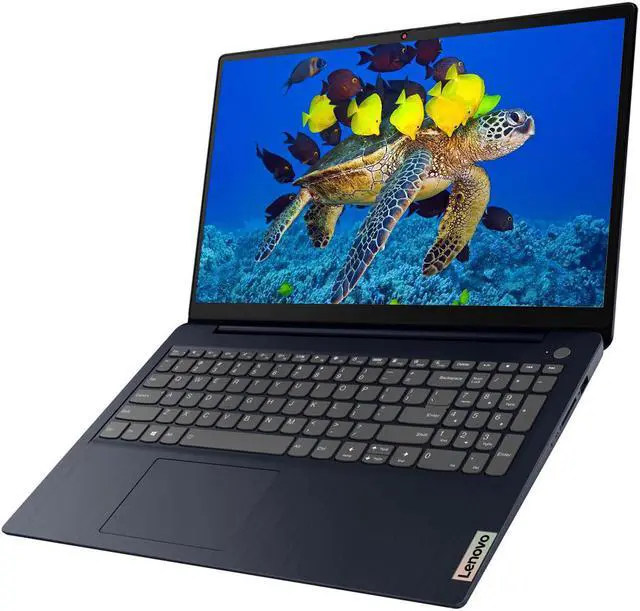 Alt view image 3 of 6 - Lenovo IdeaPad 3 Laptop, 15.6" FHD Display, AMD Ryzen 5 5500U, 12GB RAM, 256GB SSD, Webcam, Backlit Keyboard, Fingerprint Reader, HDMI, Wi-Fi, Windows 11 Home, Abyss Blue