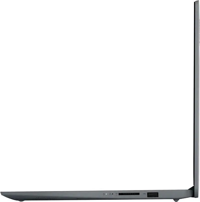 Alt view image 6 of 6 - Lenovo Ideapad 1 Laptop, 15.6" HD Display, AMD Athlon Silver 3050U Processor, 20GB RAM, 1TB PCIe SSD + 128GB eMMC, Webcam, HDMI, USB Type-C, Wi-Fi 6, SD Card Reader, Windows 11 Home, Grey