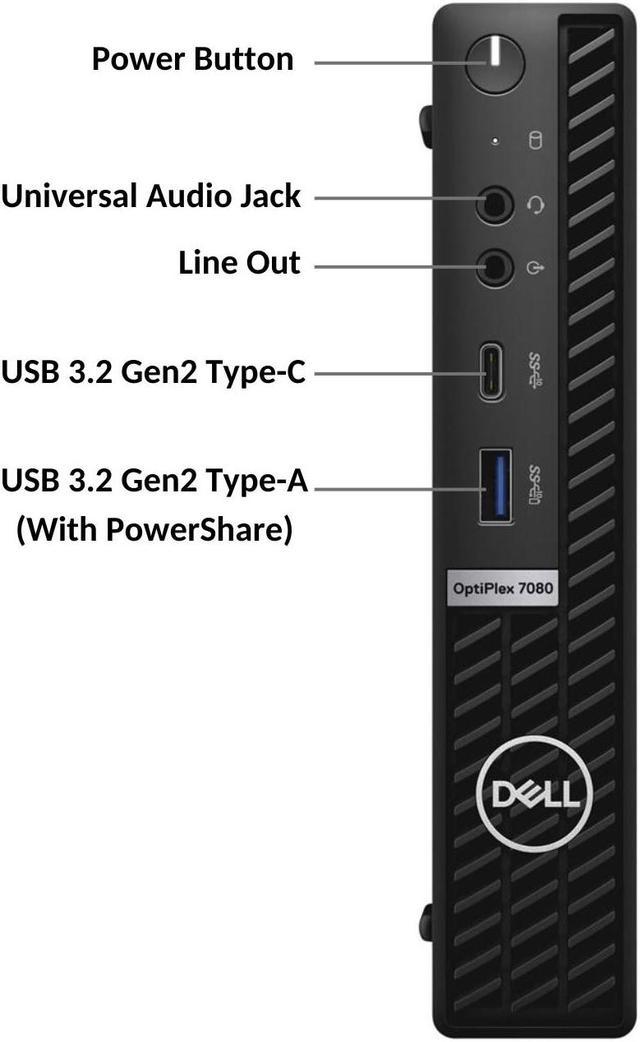 Dell OptiPlex 7080 Micro Form Factor Mini Business Desktop, Intel