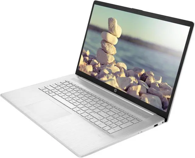 Alt view image 3 of 5 - HP 17 Laptop, 17.3" FHD Screen, AMD Ryzen 5 5500U, 32GB RAM, 2TB SSD, Webcam, HDMI, Fingerprint Reader, Wi-Fi, Windows 11 Home, Silver