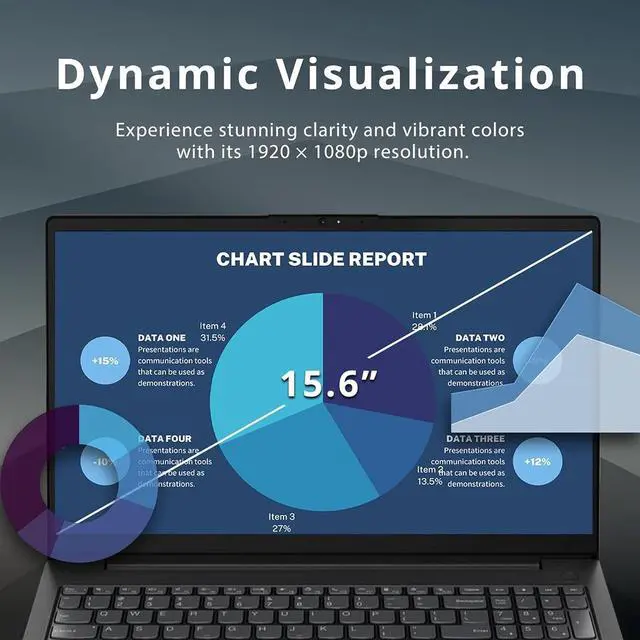 Alt view image 2 of 5 - Lenovo V15 G4 Business Laptop, 15.6" FHD Screen, 13th Gen Intel 10 Cores i7-1355U up to 5.0GHz, 40GB RAM, 1TB PCIe SSD, HD Camera with Privacy Shutter, Wi-Fi, HDMI, Windows 11 Pro, Black