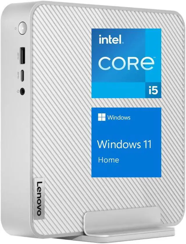 Main image of Lenovo IdeaCentre Newest Mini Desktop, 13th Gen Intel i5-13500H, 32GB RAM, 2TB PCIe M.2 SSD, RJ-45, HDMI, Wi-Fi 6, Bluetooth, Windows 11 Home, Grey