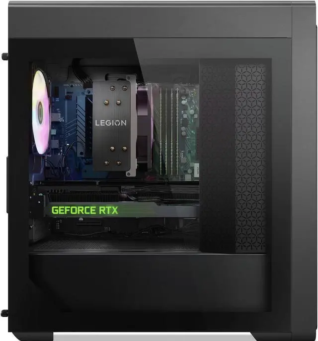 Alt view image 4 of 7 - LENOVO Legion T5 Gaming Desktop, Intel Core i7-13700F, GeForce RTX 4070, 32GB DDR5 RAM, 2TB SSD, Wired KB & Mouse, DP Port, HDMI, RJ45, Wi-Fi 6, Windows 11 Pro