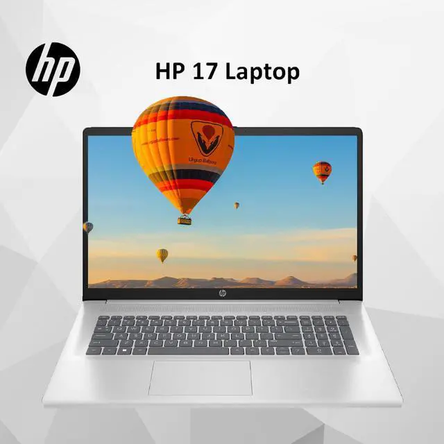 Main image of HP Essential 17-cn2083dx Daily Traditional Laptop, 17.3" FHD 1920*1080 Non-touch 60Hz, Intel Core i3-1215U, Intel UHD Graphics, 8GB DDR4 SODIMM, 512GB PCIe M.2 SSD, Wi-Fi 5, Windows 11 Home, Silver