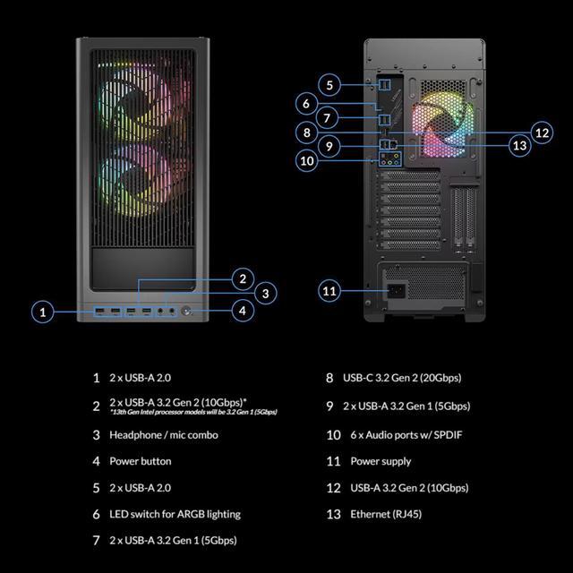 Alt view image 5 of 6 - Lenovo 2024 Legion i9 RTX 4080 Super Premium Gaming Desktop, Intel Core i9-14900KF, NVIDIA GeForce RTX 4080 Super, 32GB DDR5 RAM, 1TB SSD, DisplayPort, Wi-Fi 6, Wired KB&Mouse, W11P, Grey