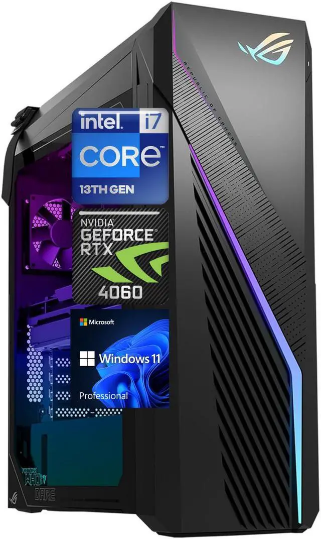 ASUS ROG Strix i7 RTX 4060 Ultimate Gaming Desktop, Intel i7