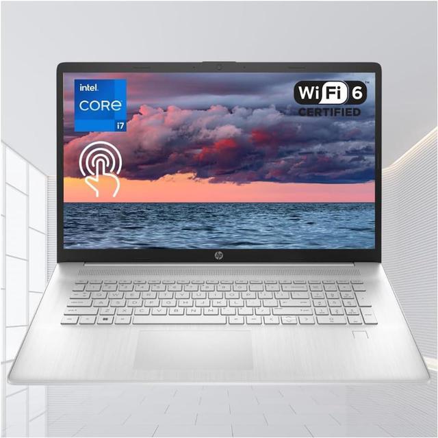 Main image of HP Newest Notebook Laptop, 17.3" HD+ Touchscreen, 13th Gen Intel Core i7-1355U Processor, 64GB RAM, 2TB PCIe SSD, Webcam, Fingerprint Reader, Wi-Fi 6, Windows 11 Home, Silver