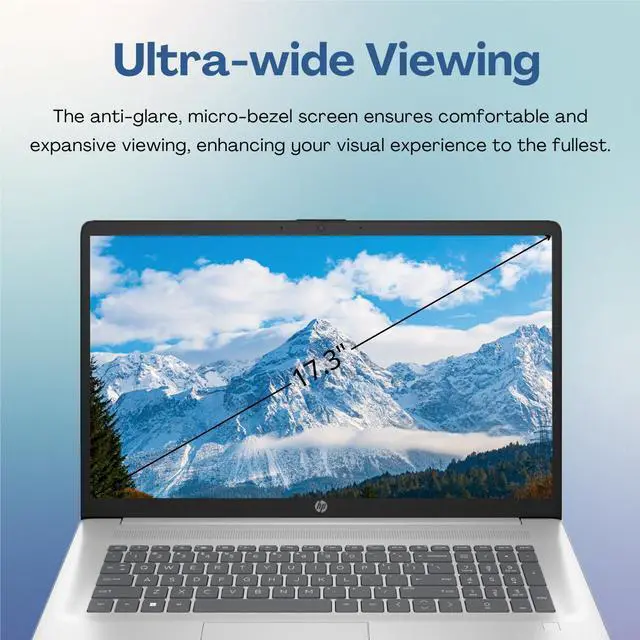 Alt view image 4 of 5 - HP Business Professional Laptop, 17.3" HD+ Touchscreen, Intel Core i5-1334U, 32GB RAM, 1TB SSD, Webcam, HDMI, FP Reader, Backlit KB, Wi-Fi 6, Windows 11 Pro, Silver