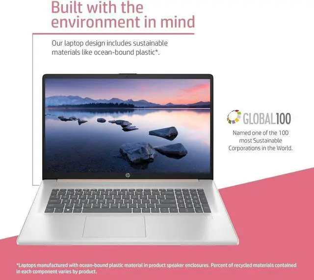 Alt view image 5 of 5 - HP Essential Daily Traditional Laptop, 17.3" FHD Display, Intel Core i7-1355U, 16GB RAM, 512GB SSD, Backlit KB, HDMI, FP Reader, Wi-Fi 6, Windows 11 Pro, Rose