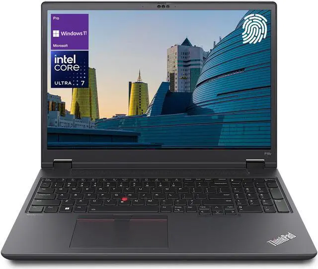 Main image of Lenovo ThinkPad P16v Gen 2 Premium Mobile Workstation, 16" FHD+ Screen, Intel Core Ultra 7 155H, 64GB DDR5 RAM, 2GB SSD, Wi-Fi 6, Backlit Keyboard, Fingerprint Reader, Windows 11 Pro