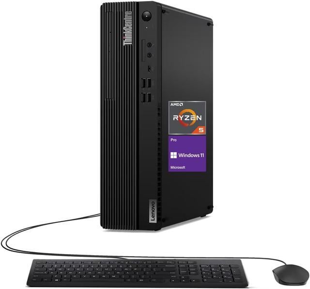 Lenovo ThinkCentre Versatility Business SFF Desktop, AMD Hexa-core Ryzen 5  Pro 4650G (Beat i5-10400), 16GB RAM, 1TB SSD, Wired KB & Mouse, HDMI, DP,  RJ-45, Wi-Fi, Windows 11 Pro, Black - Newegg.com