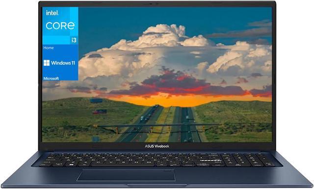 Main image of ASUS Vivobook 17 Daily Traditional Laptop, 17.3 FHD Display, Intel Core i3-1215U, Intel UHD Graphics, 36GB RAM, 1TB SSD, HDMI, Webcam, Wi-Fi, Windows 11 Home, Blue