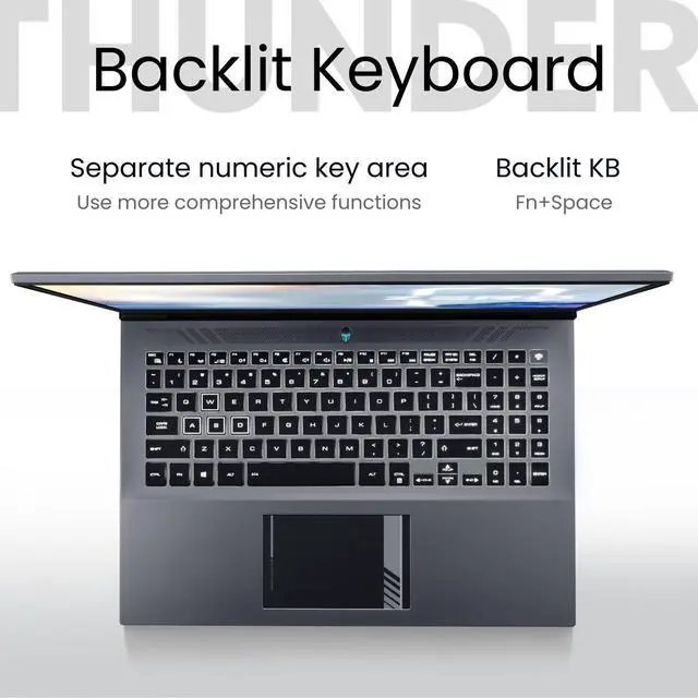 Alt view image 3 of 6 - ThundeRobot ZERO 16 i9 RTX 4070 Gaming Laptop, 16" WQXGA 240Hz Dislpay, Intel Core i9-13900HX, NVIDIA GeForce RTX 4070, 32GB DDR5 RAM, 2TB SSD, Backlit KB, HDMI, RJ-45, Wi-Fi 6, Win 11 Home