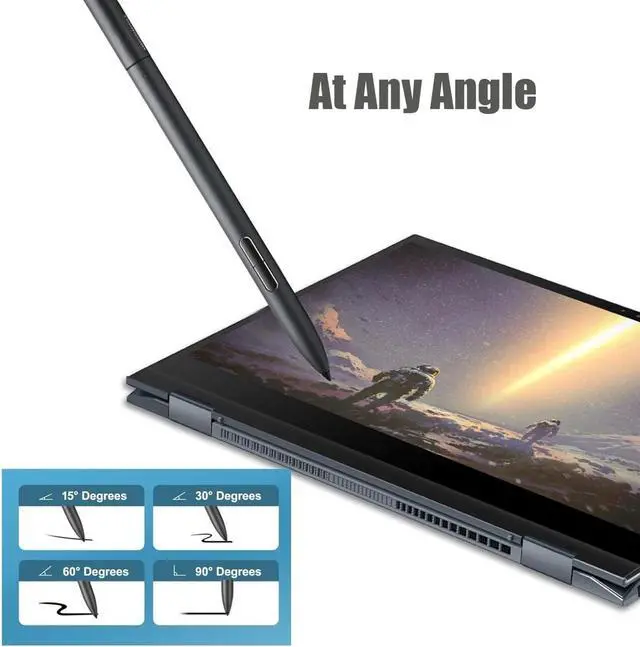 Alt view image 3 of 6 - ASUS Pen 2.0 SA203H Active Stylus Pen, 4096 Level Pressure, Compatible with ASUS Zenbook Duo, Zenbook, Vivobook, Flip, Gaming ROG, Flow, Zephyrus and OLED screen
