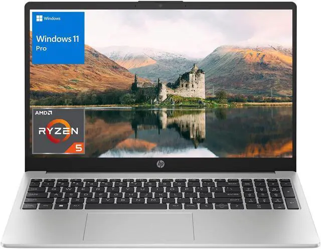 Main image of HP 255 G10 Business Laptop, 15.6" FHD Display, AMD Ryzen 5 7530U, 32GB RAM, 1TB SSD, Numeric Keypad, Webcam, HDMI, Wi-Fi 6, Windows 11 Pro, Grey