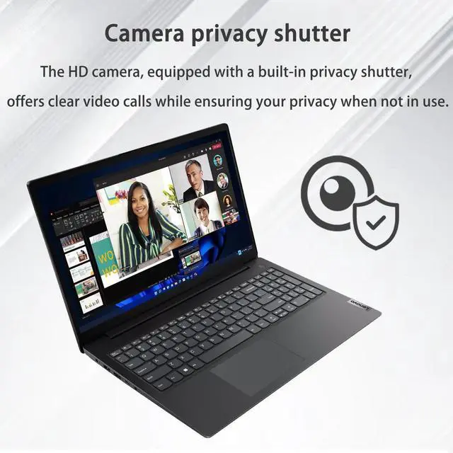 Alt view image 4 of 5 - Lenovo V-Series High-Performance & Multitasking Business Laptop, 15.6" FHD 1920*1080, Intel Core i7-13620H, 20GB RAM, 512GB SSD, Webcam, Wi-Fi 6, Windows 11 Pro, Black