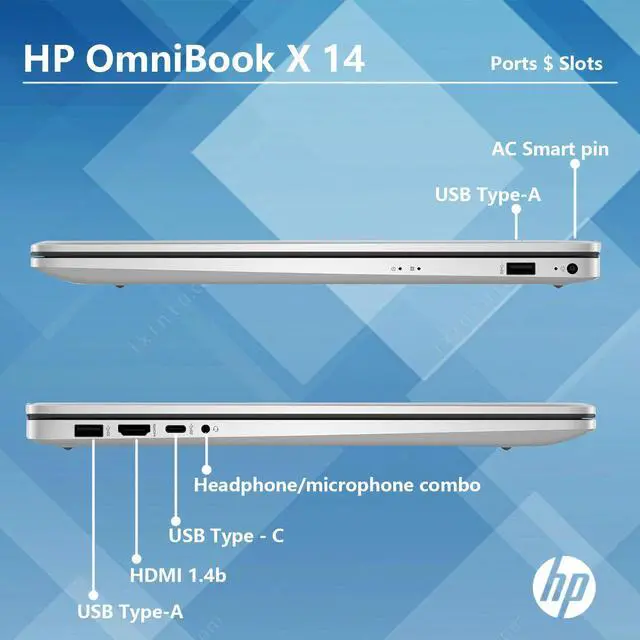 Alt view image 6 of 7 - HP Premium-Performance Daily Use Laptop, 17.3" FHD 1920*1080, AMD Ryzen 5 7430U, 8GB RAM, 512GB SSD, Wi-Fi 6, Webcam, HDMI, Windows 11 Home, Silver