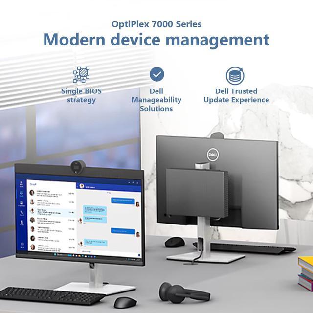 Alt view image 4 of 7 - Dell OptiPlex Micro Plus 7020 Mini Business Desktop, 14th Gen Intel 14-Core i5-14500, 64GB DDR5 RAM, 2TB SSD, DP Port, Wireless Keyboard and Mouse, Wi-Fi 6, Windows 11 Pro with AI Copilot, Black