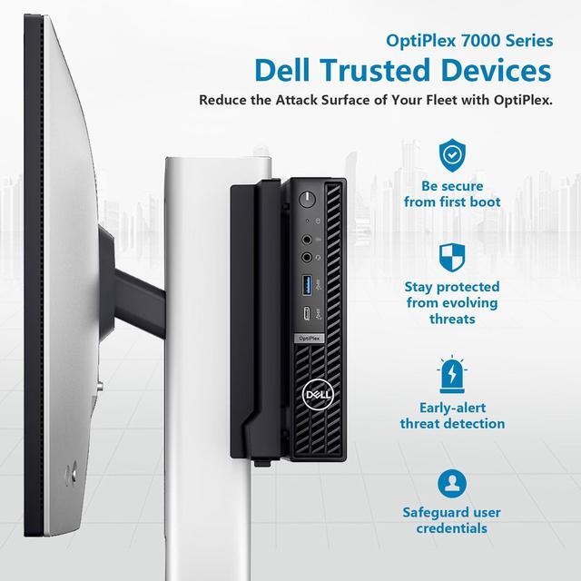 Alt view image 5 of 7 - Dell OptiPlex Micro Plus 7020 Mini Business Desktop, 14th Gen Intel 14-Core i5-14500, 64GB DDR5 RAM, 2TB SSD, DP Port, Wireless Keyboard and Mouse, Wi-Fi 6, Windows 11 Pro with AI Copilot, Black