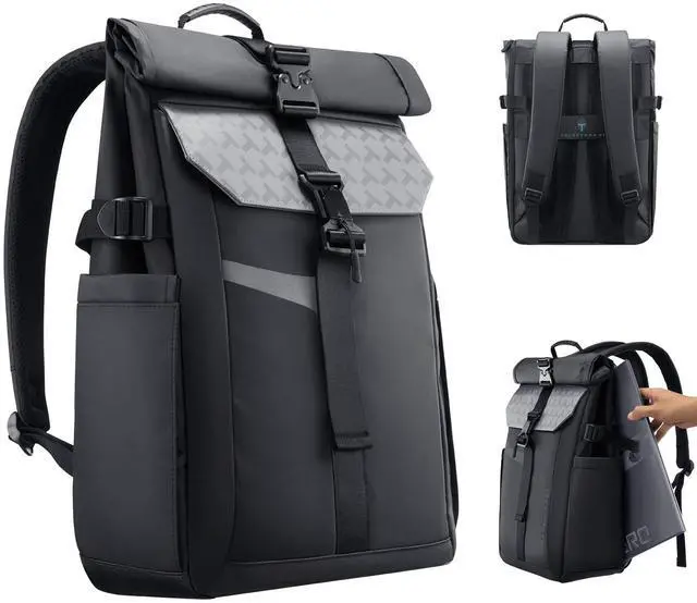 Main image of Thunderobot Dark Warrior Pro 17.3" Gaming Laptop Backpack, Travel Computer Bag, Water-Resistant, Anti-Scratch, Large Capacity, Business Casual, Black