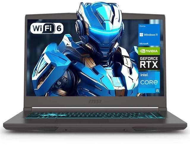 Main image of MSI Thin 15 15.6 144Hz IPS Slim VR-Ready Gaming Laptop, Intel Core i5-13420H(Beats Ryzen 7 7435HS), NVIDIA GeForce RTX 4060, 32GB RAM, 1TB SSD, Wi-Fi 6, Backlit Keyboard, Windows 11 Home, Gray
