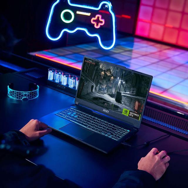 Alt view image 7 of 7 - MSI Cyborg 15 Gaming Laptop, 15.6 FHD 144Hz, Intel i7-12650H, NVIDIA RTX 4060, 32GB DDR5 RAM, 1TB SSD, Wi-Fi 6, Windows 11 Home, Black
