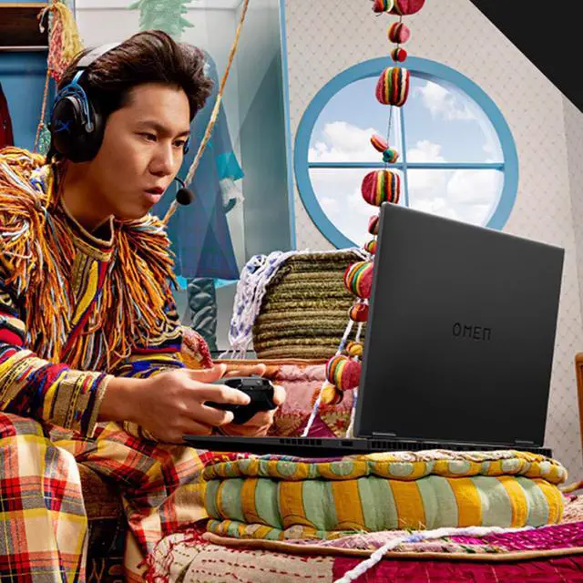 Alt view image 7 of 7 - HP OMEN 17.3" AI-Boosted FPS FHD 144Hz IPS Gaming Laptop, AMD Ryzen AI 9 365(Beats i9), NIVIDIA GeForce RTX 5060, 16GB DDR5, 1TB SSD, RGB Backlit KB, Wi-Fi 6, EyeSafe Low Blue Light, Windows 11 Home