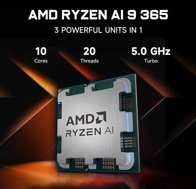 Alt view image 3 of 7 - HP OMEN 17.3 RTX 5070 AI Gaming Laptop, 17.3" FHD IPS 144Hz, AMD Ryzen AI 9 365, NVIDIA GeForce RTX 5070, 64GB DDR5 RAM, 2TB SSD, RGB Backlit KB, Low Blue Light, Wi-Fi 6, W11H