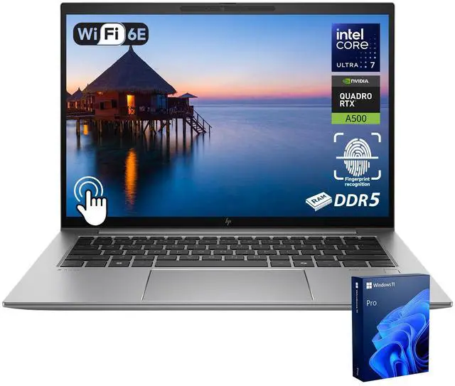 Main image of HP ZBook Firefly G11 Business Laptop, 14" FHD+ Touchscreen, Intel Core Ultra 7 165H, NVIDIA RTX A500, 32GB DDR5, 1TB SSD, Fingerprint, Backlit, Wi-Fi 6E, Win 11 Pro