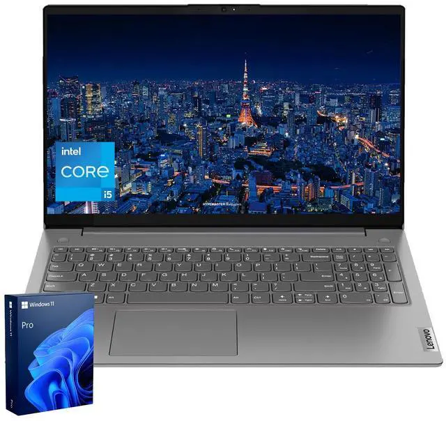 Main image of Lenovo V-Series Business Laptop, 15.6" FHD 1920×1080, Intel Core i5-13420H, 16GB RAM, 1TB SSD, Wi-Fi 6, HDMI, USB-C, Windows 11 Pro, Grey