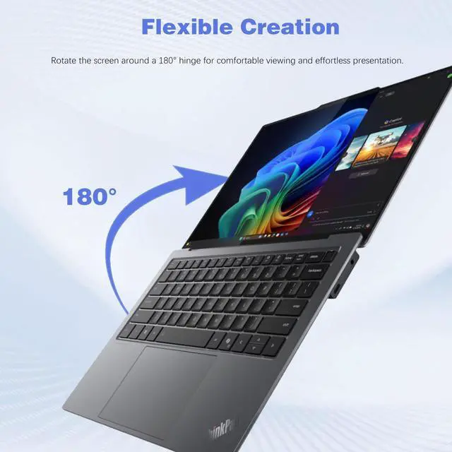 Alt view image 5 of 6 - Lenovo ThinkPad X9 Business Laptop, 14" FHD+, Intel Core Ultra 7 268V, 32GB DDR5, 1TB SSD, Fingerprint, Backlit Keyboard, Wi-Fi 7, Windows 11 Pro, Grey