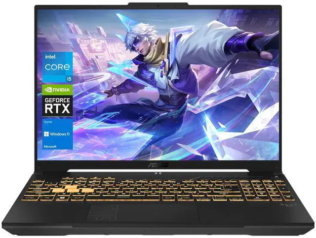 Main image of ASUS TUF F16 RTX 4050 Gaming Laptop, 16" FHD+ 144Hz, Intel Core 5 210H(Beats Intel i5-14500), NVIDIA RTX 4050,16GB DDR5 RAM, 1TB SSD, RGB Backlit KB