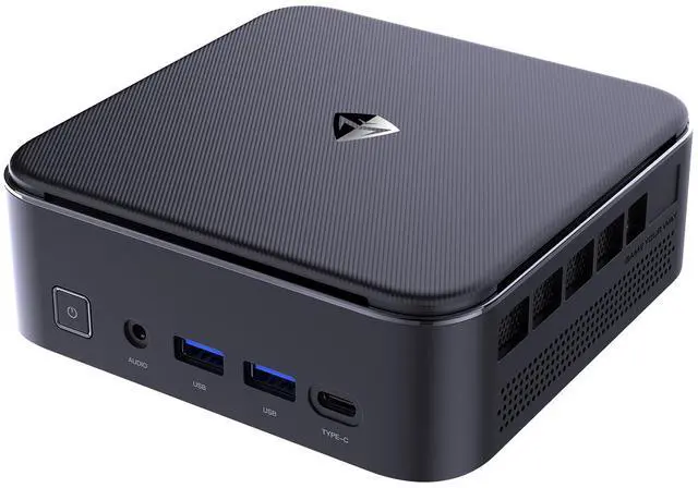 Alt view image 6 of 6 - Machenike Mini Desktop, AMD Ryzen 7 8745HS, AMD Ryzen AI with Radeon 780M, 16GB DDR5 RAM, 1TB SSD, Support 2-Monitor 4K, HDMI, DP, Type-C, RJ-45, Wi-Fi 6, Windows 11 Home, Black