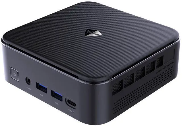 Alt view image 5 of 6 - Machenike Mini Desktop, AMD Ryzen 7 8745HS, AMD Ryzen AI with Radeon 780M, 16GB DDR5 RAM, 1TB SSD, Support 2-Monitor 4K, HDMI, DP, Type-C, RJ-45, Wi-Fi 6, Windows 11 Home, Black