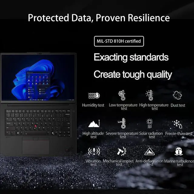 Alt view image 7 of 7 - Lenovo ThinkPad P14s AI Capable Business Laptop, 14" FHD+ Display, AMD Ryzen 7 PRO 8840HS, 64GB DDR5, 4TB SSD, Fingerprint, Backlit KB, HDMI, Wi-Fi 6E, Windows 11 Pro,Black