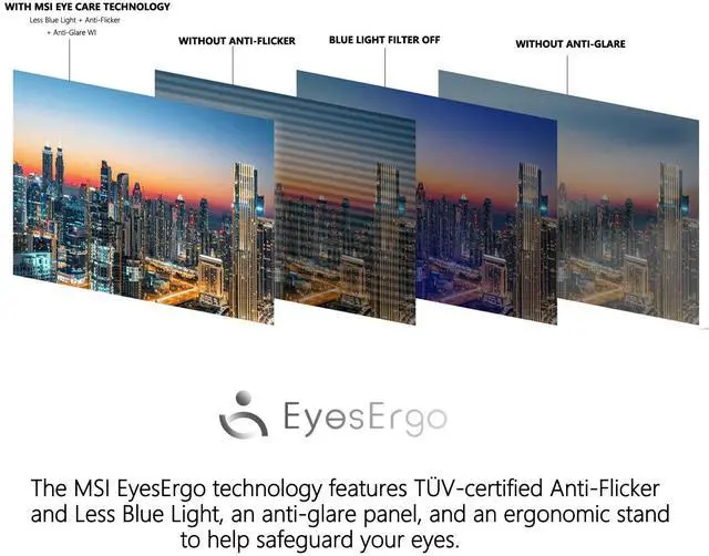 Alt view image 4 of 7 - MSI PRO Business All-in-One Desktop, 23.8" FHD 100Hz, Intel Core i5-14400, 16GB DDR5, 512GB SSD, Wi-Fi 6E, Wireless KB & Mouse, Windows 11 Pro, Black